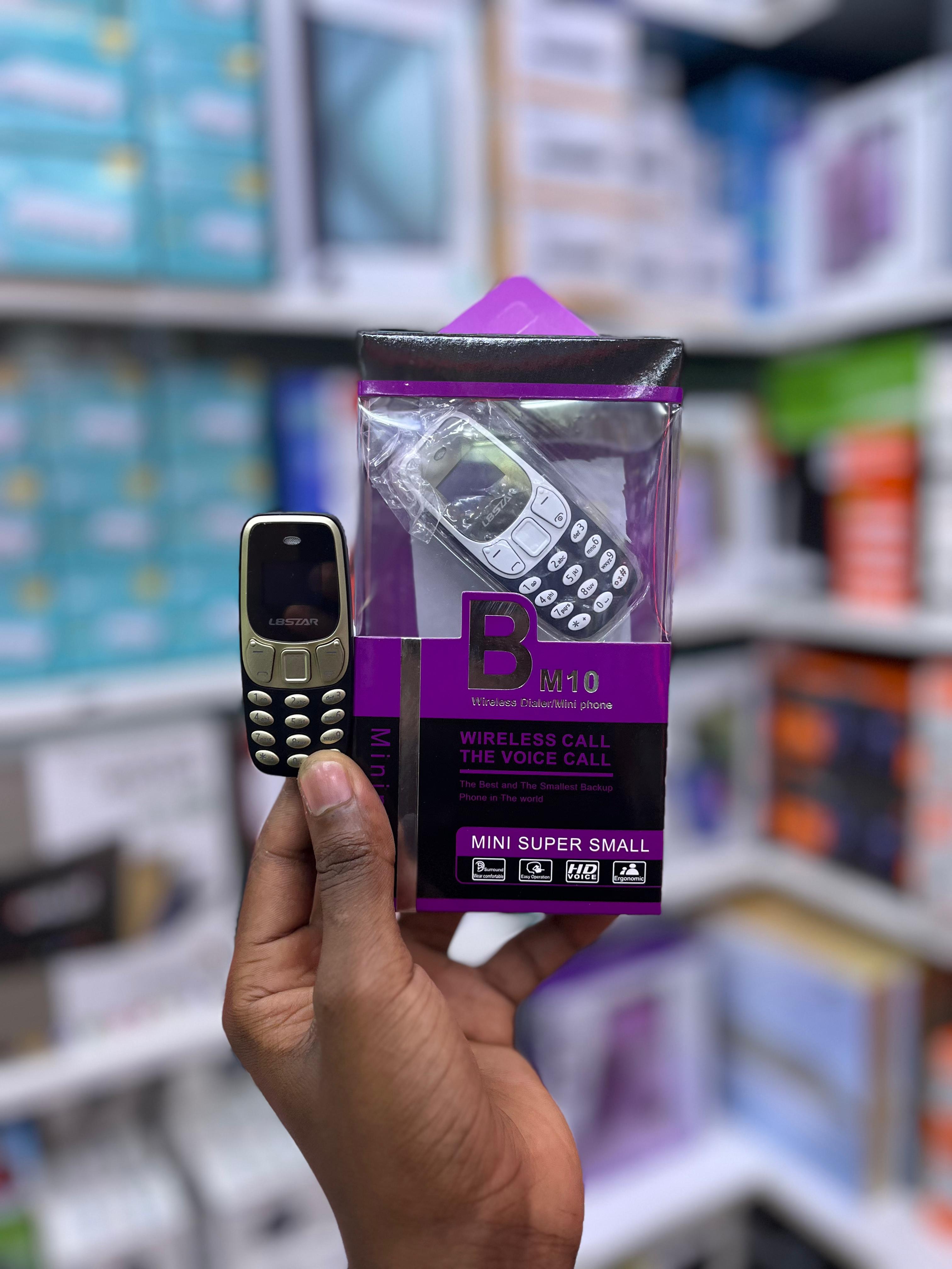 BM10 Mini Phone Dual SIM – Ultra Small Pocket Mobile Phone, Bluetooth Dialer, Voice Changer, Long Standby Battery, GSM Feature Phone with Call and SMS Support for Backup Use