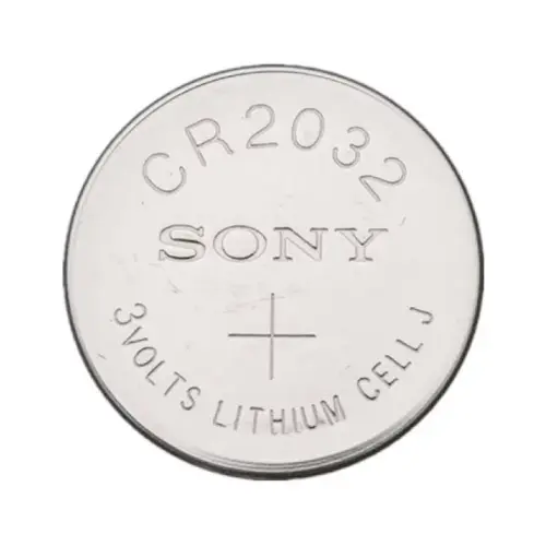 CR2032 3V Lithium Button Battery – 65mAh Coin Cell Battery for CMOS BIOS and RTC Backup, Long Lasting Power for Motherboards, Watches, Toys, Calculators and Electronic Devices