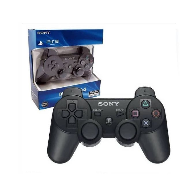 Original Wireless PS3 Controller – DualShock Gamepad with Vibration Feedback, Bluetooth Connectivity, Rechargeable Battery, Ergonomic Design for Sony PlayStation 3 Gaming Console