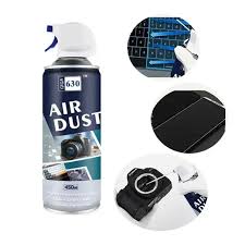 Air Duster Can – Compressed Air Spray for Cleaning Keyboards, Computers, Laptops, Cameras and Electronics, Powerful Dust Removal, Safe Non-Contact Cleaning Solution