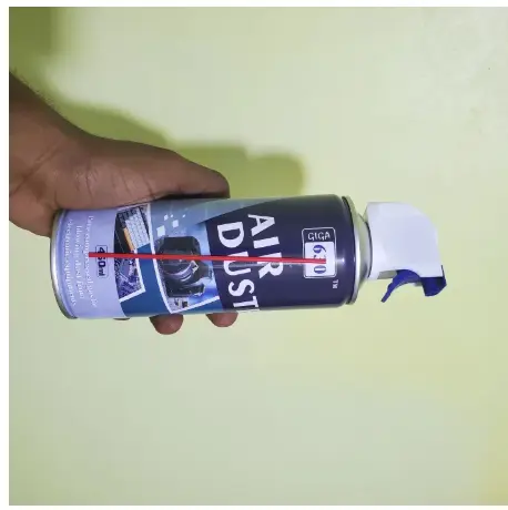 Air Duster Can – Compressed Air Spray for Cleaning Keyboards, Computers, Laptops, Cameras and Electronics, Powerful Dust Removal, Safe Non-Contact Cleaning Solution