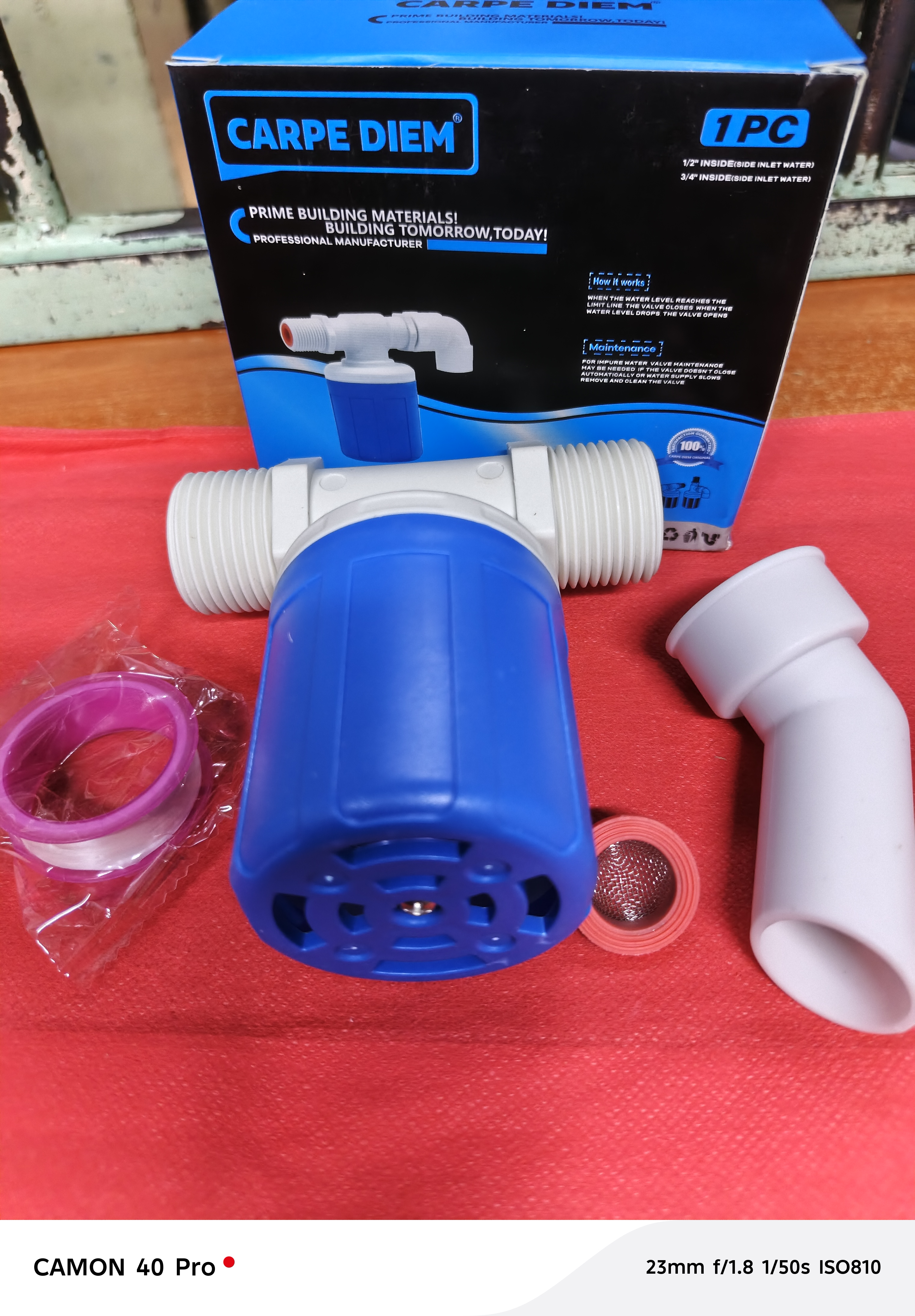 water floating ball valve