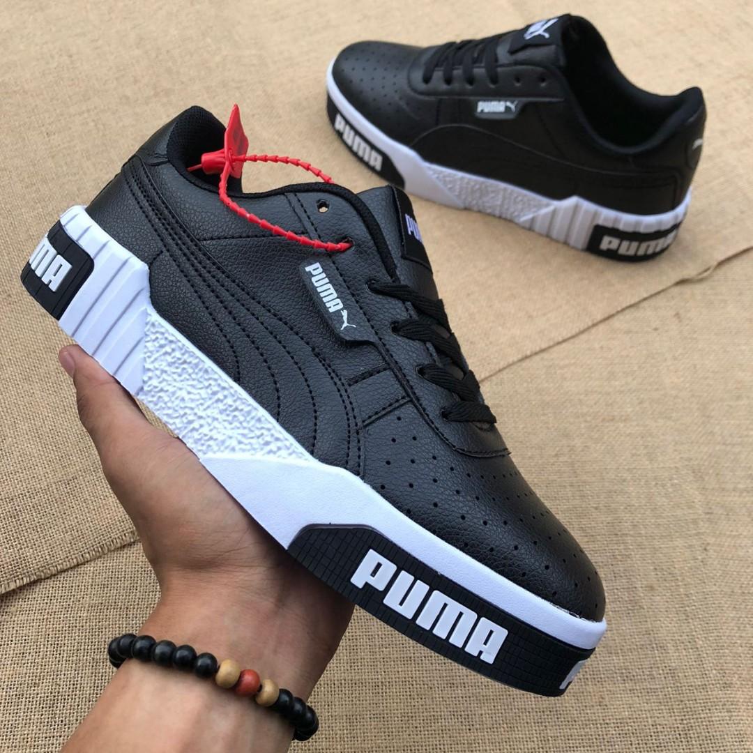 Ladies Puma Cali Casual Sneaker
 Modern Comfort, Featuring Soft Leather Uppers, Cushioned Midsoles, Durable Rubber Outsoles, Clean Lines, Sleek Design, And Everyday Wearability Trendy, Effortless Look