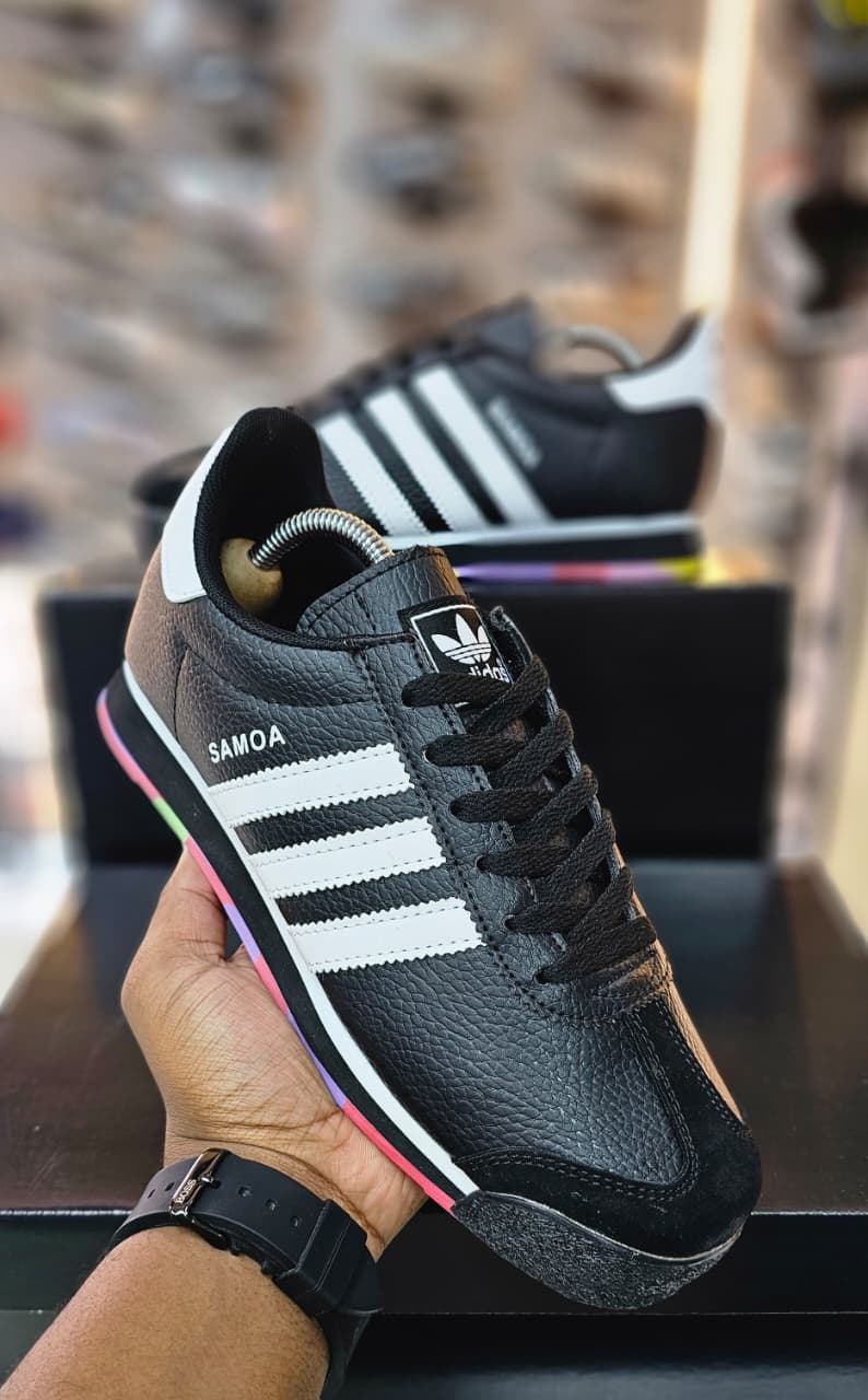 Adidas Samoa Sneakers
Classic Style With Durable Construction, Cushioned Comfort, Versatile Everyday Wear, Timeless Design, Reliable Traction, Athletic Heritage, Modern Appeal, Premium Materials
