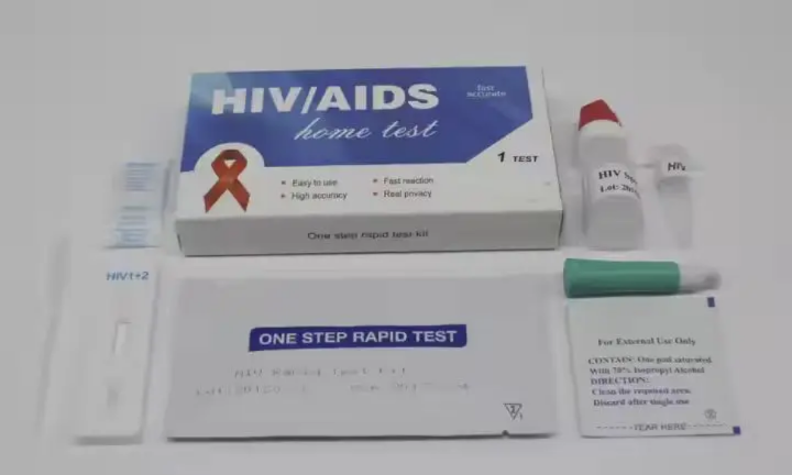 HIGHTOP One-Step Rapid HIV Home Test Kit – Fast, Accurate, Private Self-Check Includes Test Strip, Lancet, Buffer, Swab