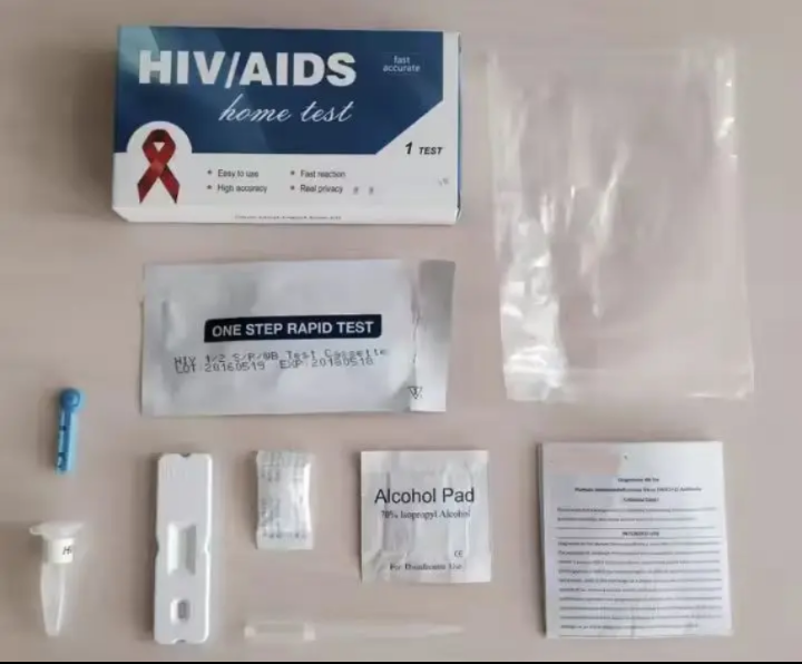 HIGHTOP One-Step Rapid HIV Home Test Kit – Fast, Accurate, Private Self-Check Includes Test Strip, Lancet, Buffer, Swab