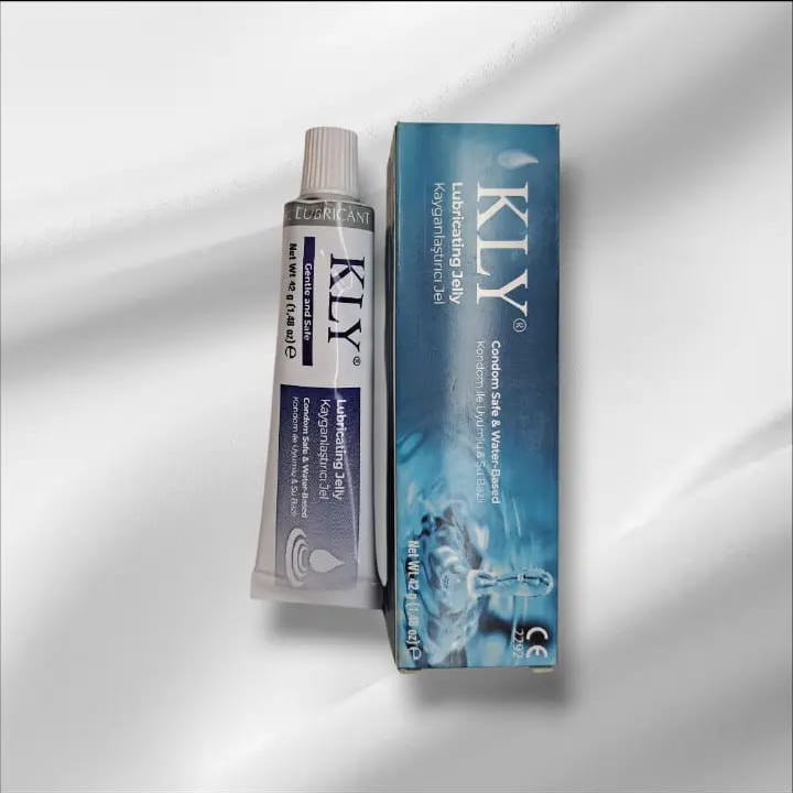 KLY Water-Based Lubricating Jelly - Condom Safe, Smooth and Long-Lasting Personal Gel 42g