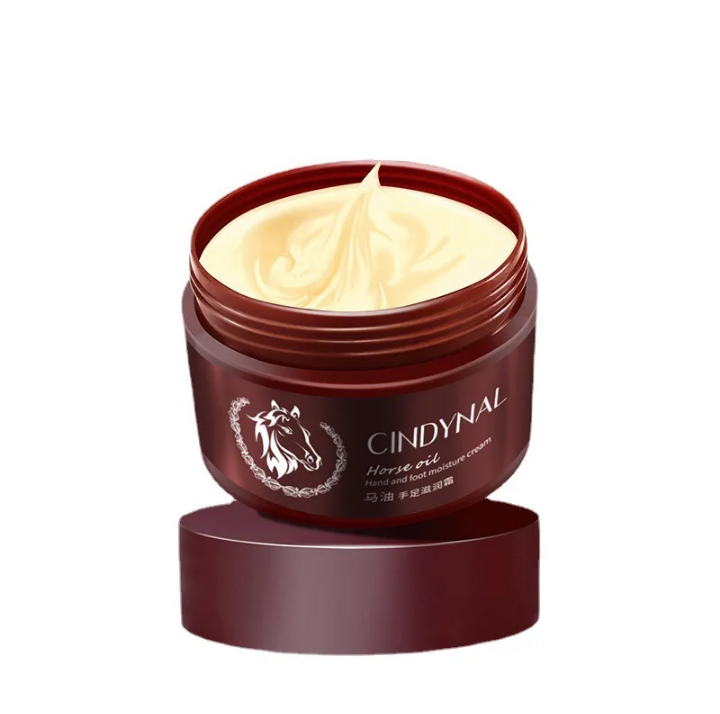 CINDYNAL Horse Oil Deep Repair Hand & Foot Moisturizing Cream for Dry Cracked Heels Skin Repair Nourishing Foot Care Balm