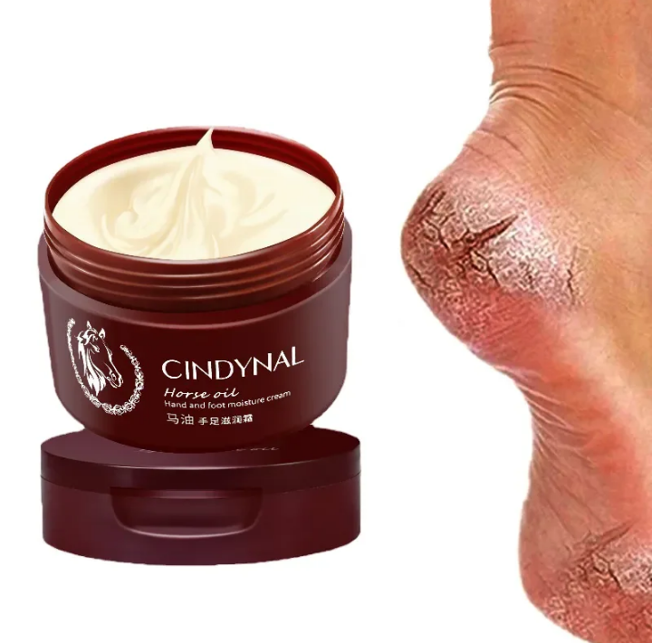 CINDYNAL Horse Oil Deep Repair Hand & Foot Moisturizing Cream for Dry Cracked Heels Skin Repair Nourishing Foot Care Balm