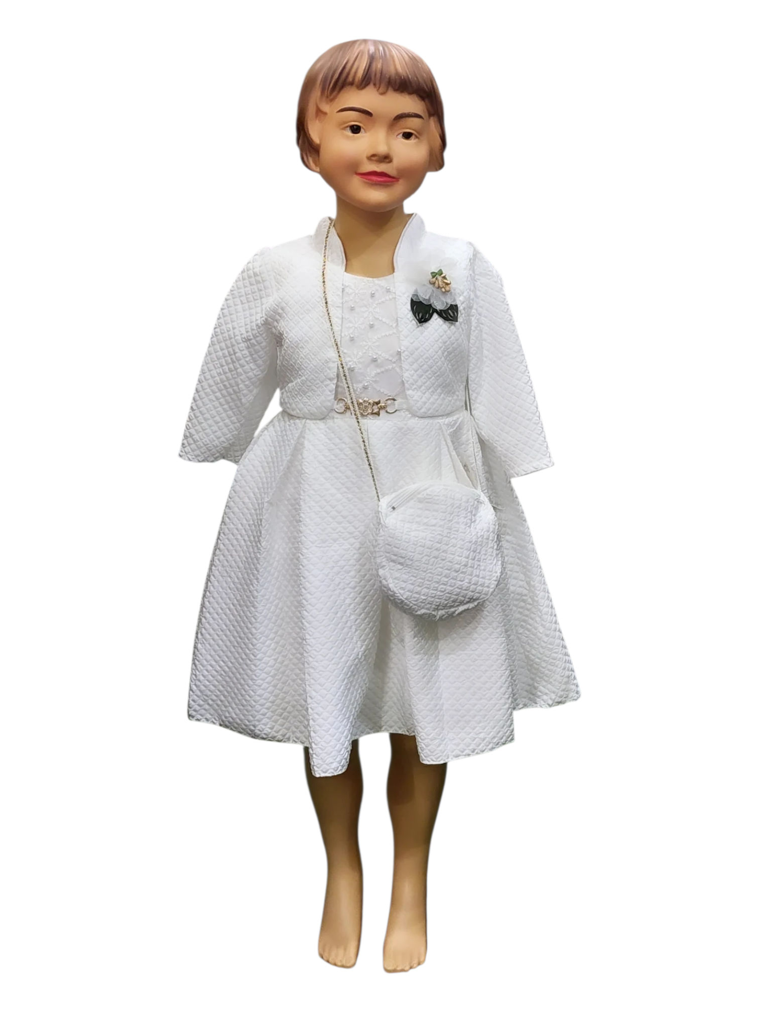 Festive look adorable & elegant 3 piece set for a little girl feel like a princess.