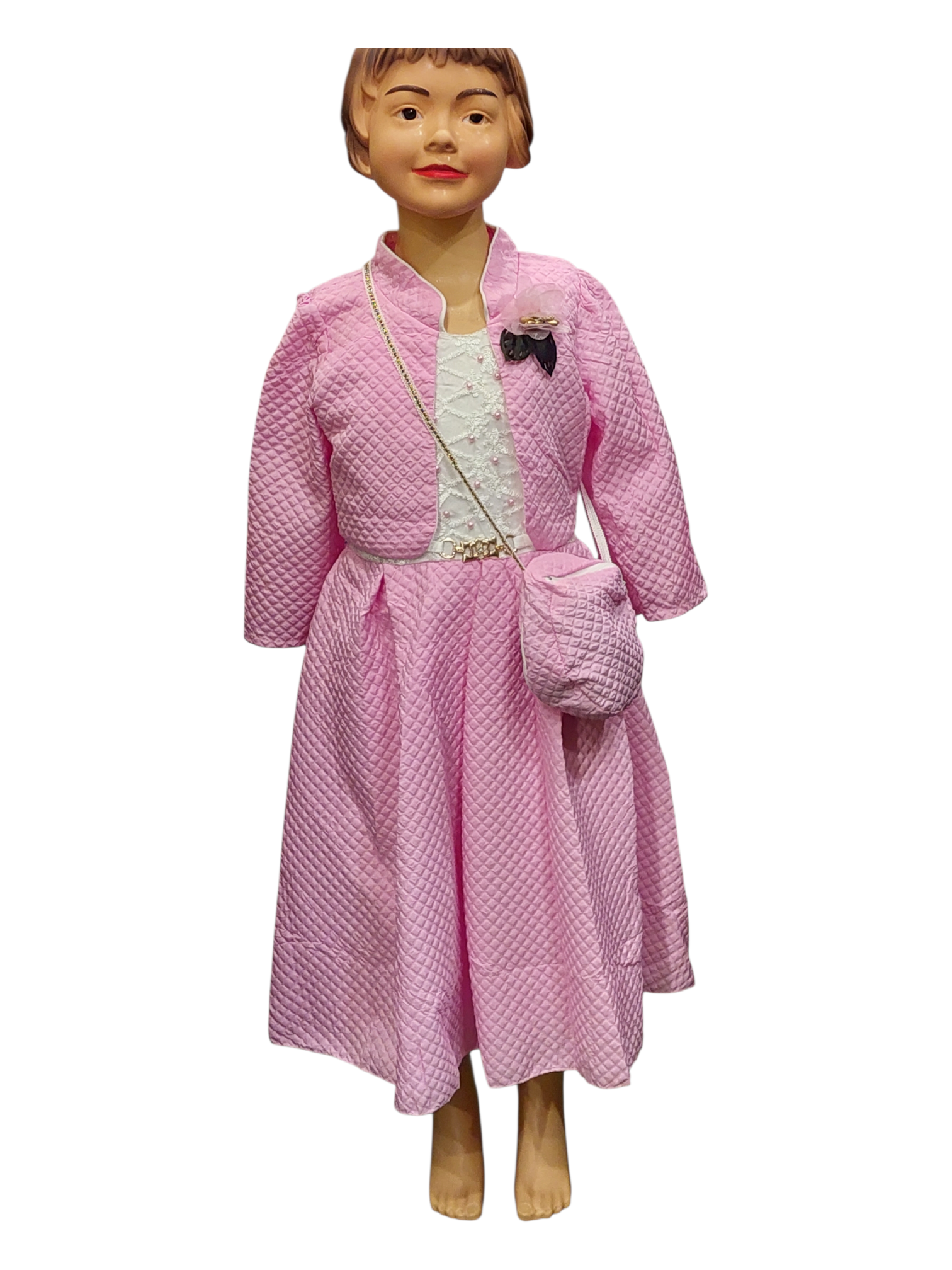 Festive look adorable & elegant 3 piece set for a little girl feel like a princess.