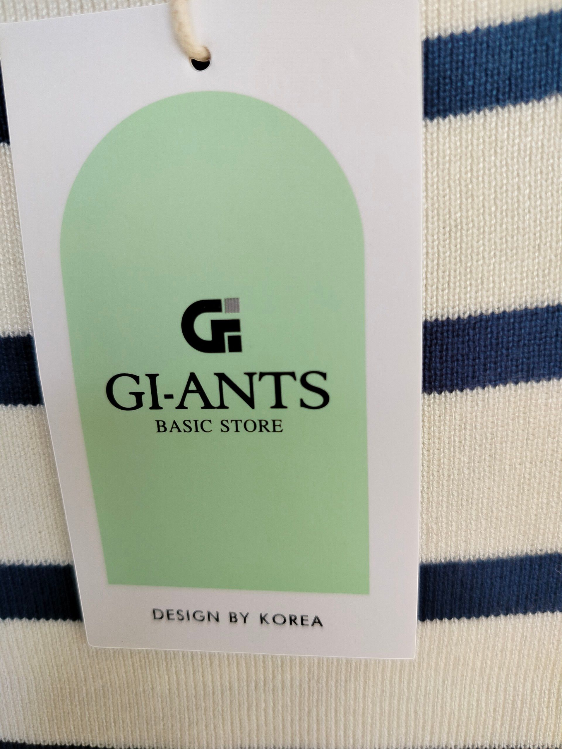 Stay cool and look fabulous in this breathable high quality Ribbed knit  navy and cream striped crop top .