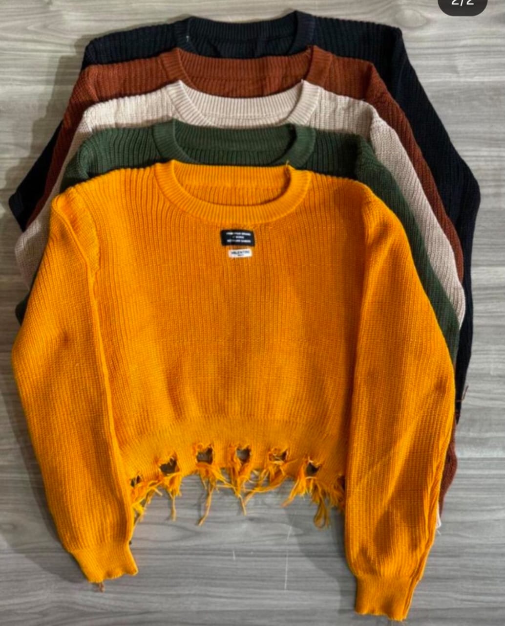 Nairobi  fashion Cozy vibe , popular cropped distressed  knit sweaters they are trendy,versatile, and high_quality premium  sweater tops ♥️