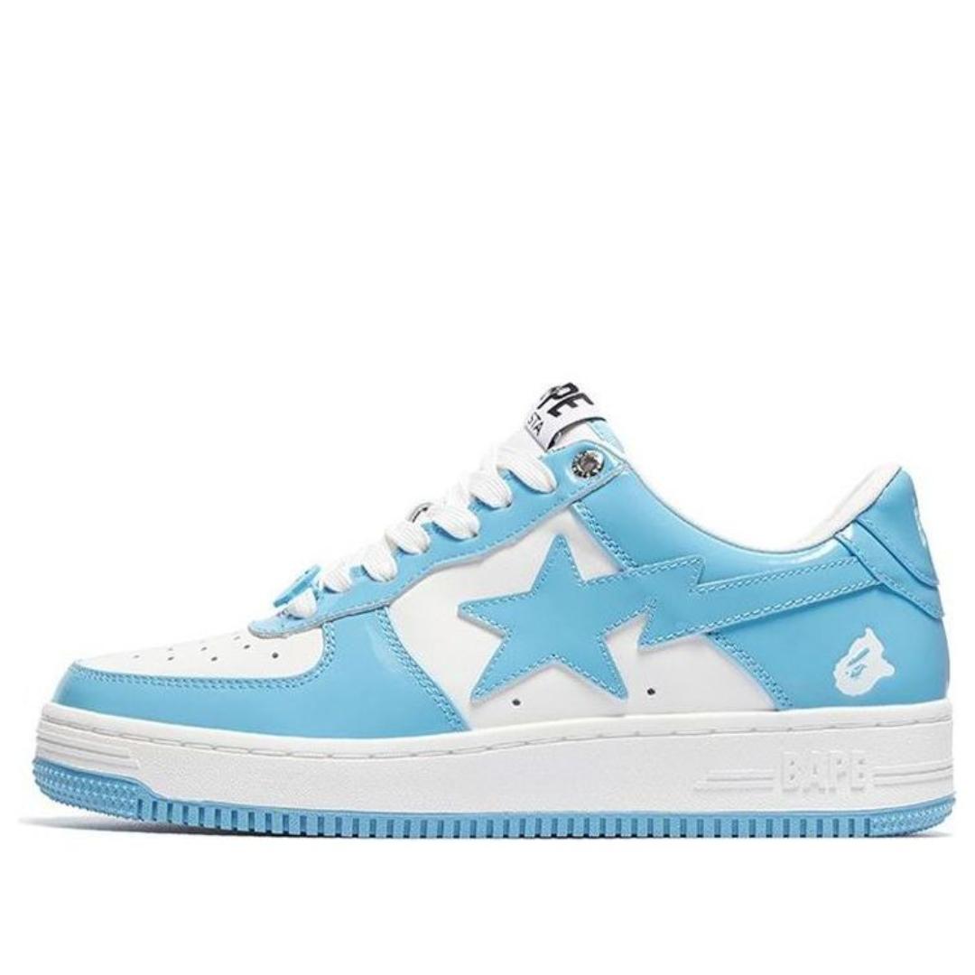 Bape Sta Blue and white high quality sneakers