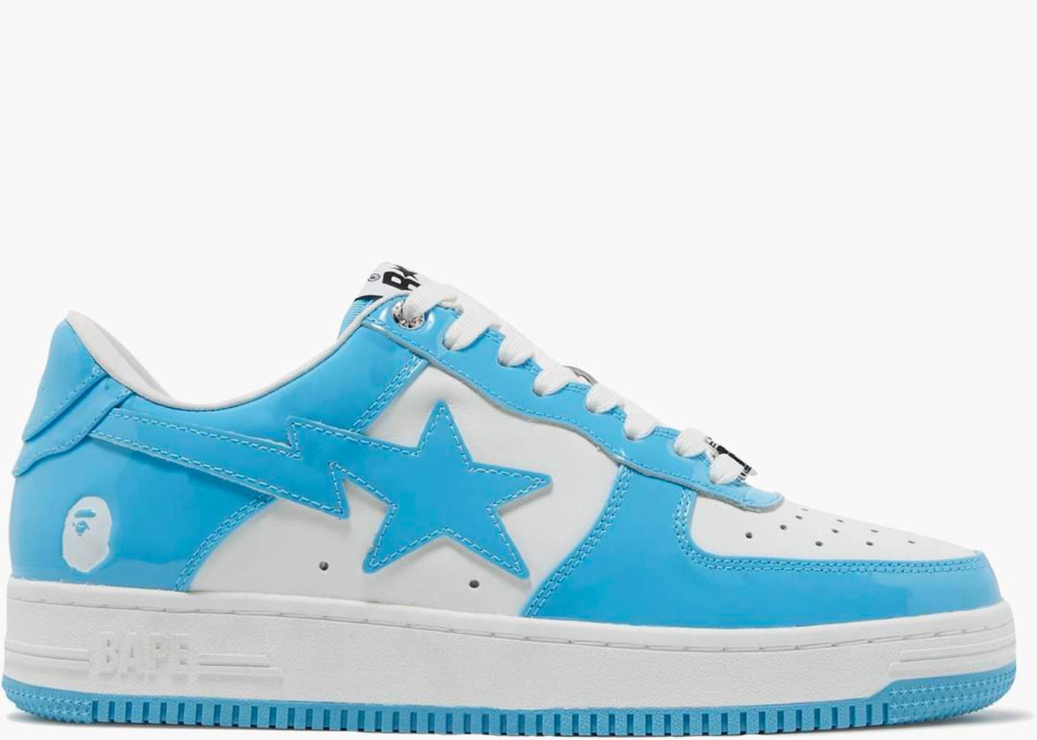Bape Sta Blue and white high quality sneakers