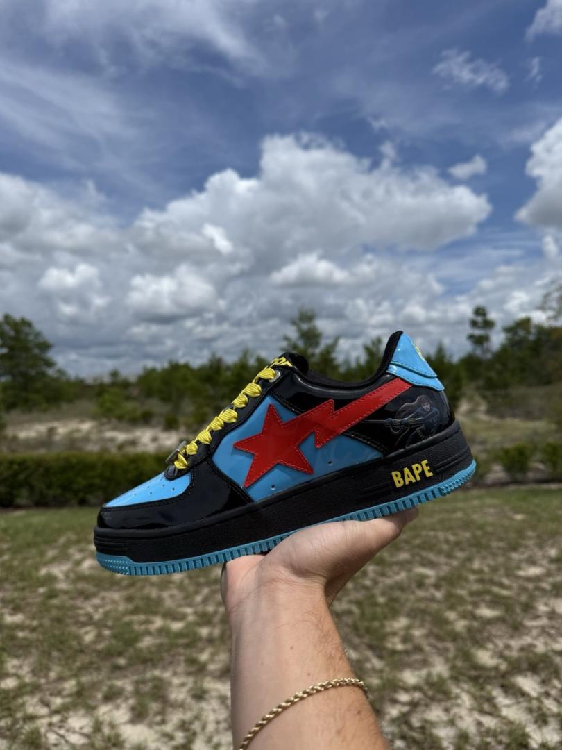 Bape Sta Marvel black widow high quality sneakers