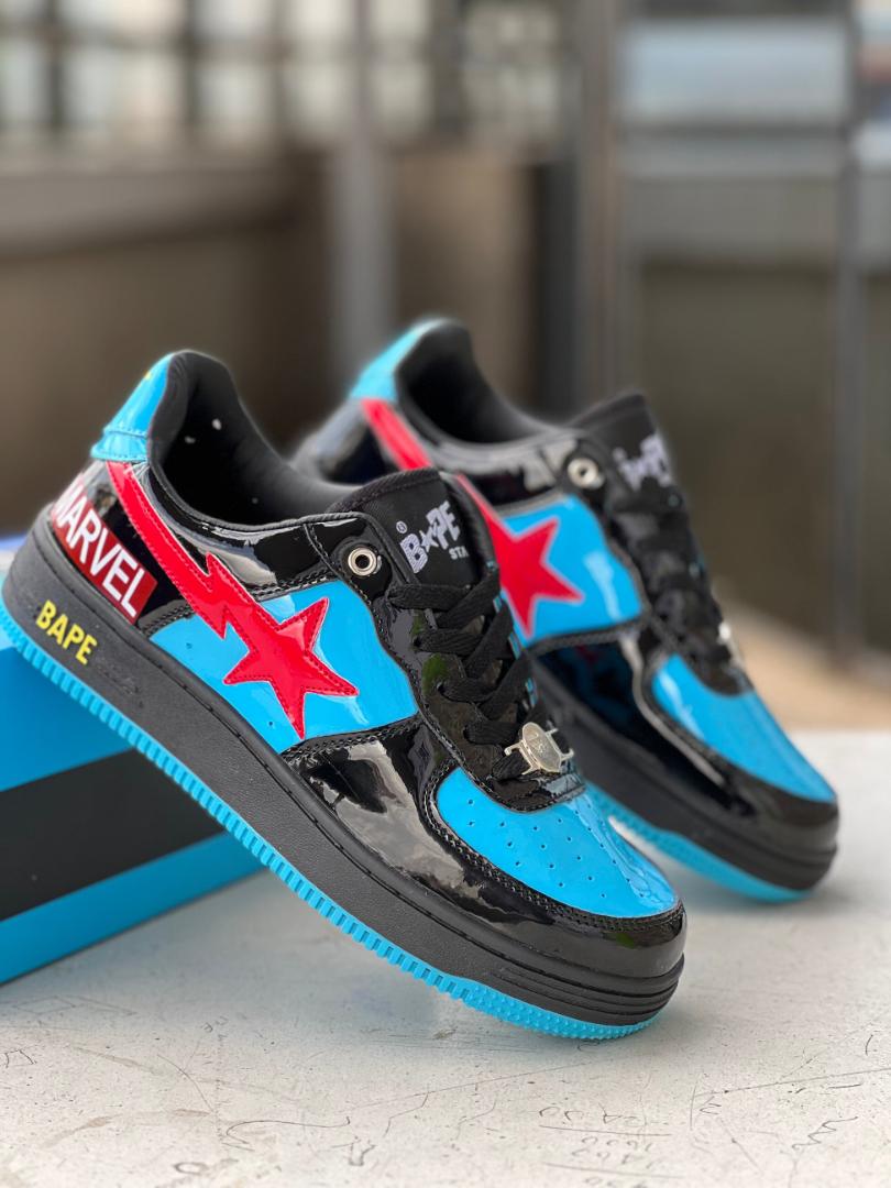 Bape Sta Marvel black widow high quality sneakers