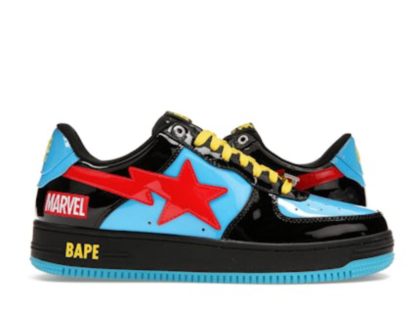 Bape Sta Marvel black widow high quality sneakers