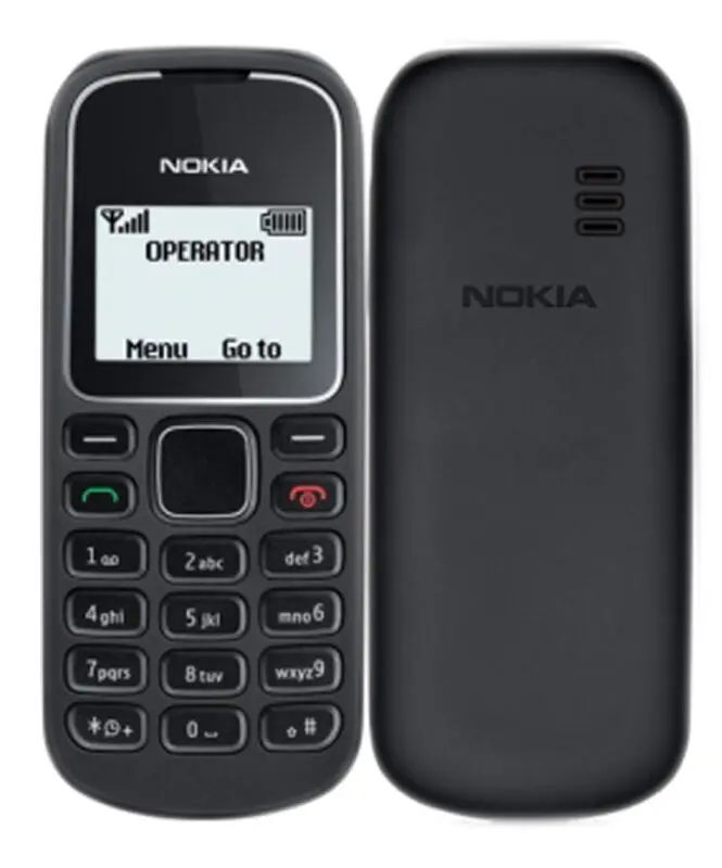 2G Original GSM mobile phone for NOKIA 1280 second hand cellphone keypad feature phone elder cheap mobile phone