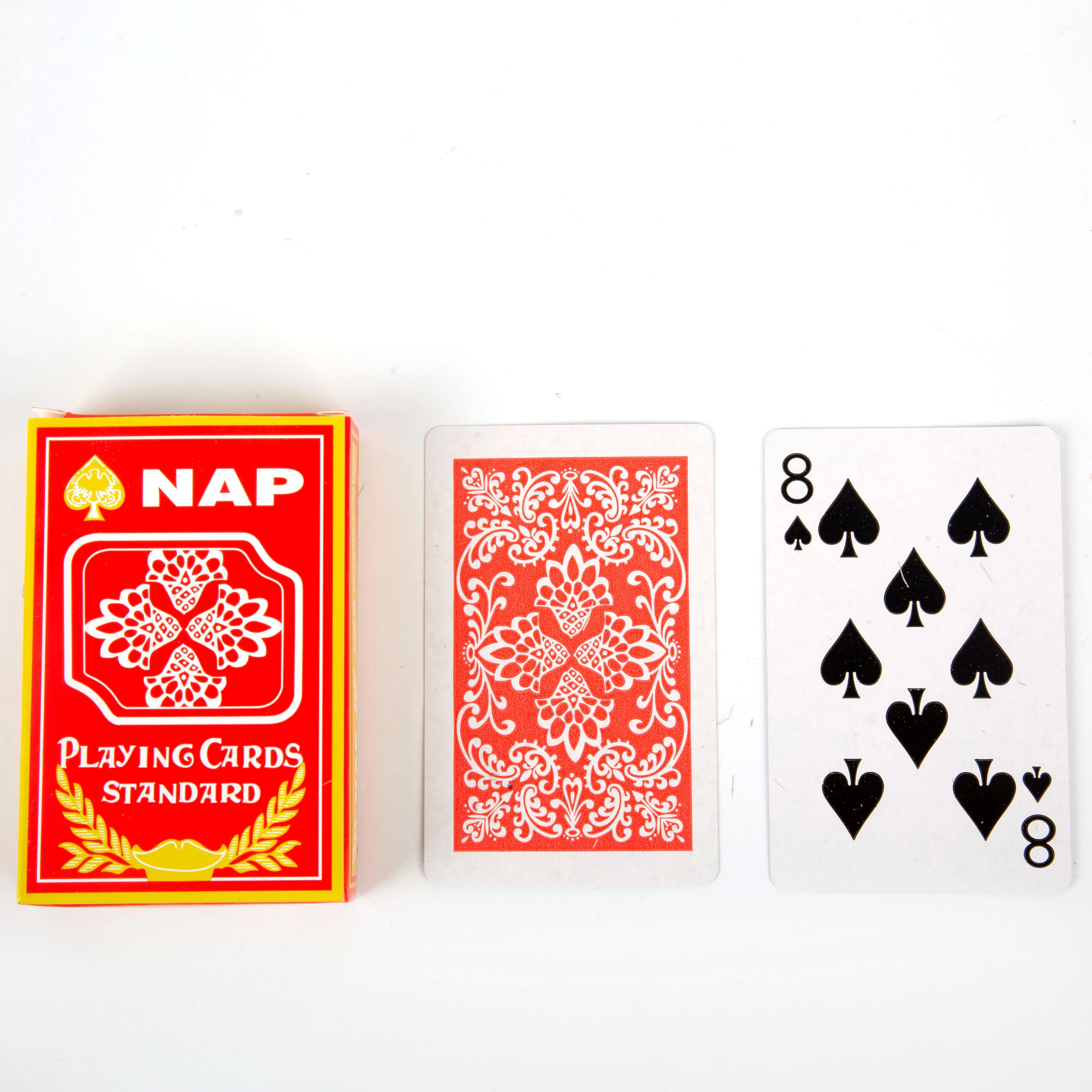 Plastic Coated Paper Playing Poker Cards