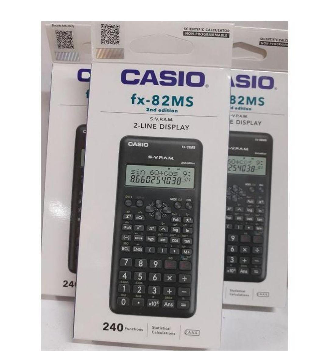 Casio Standard Scientific Calculators fx-82MS 2nd Edition Calculator