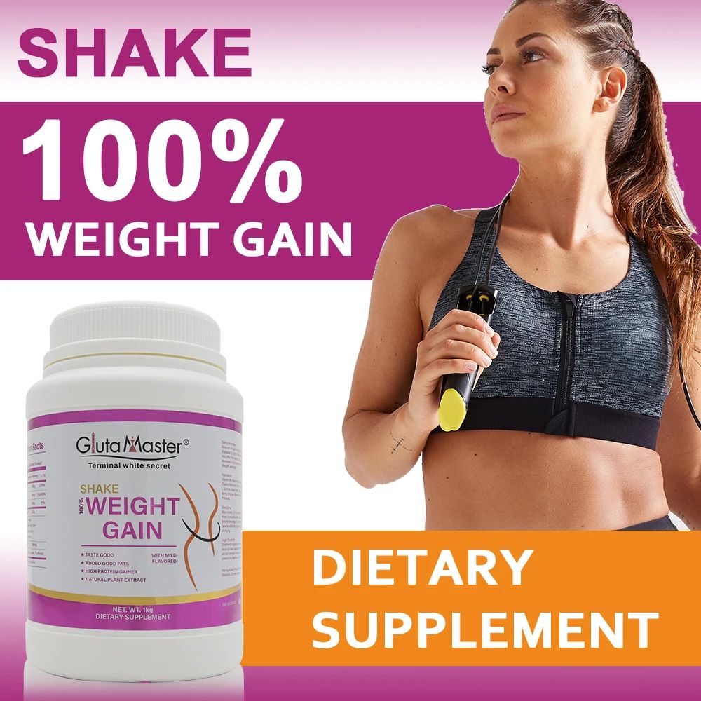 Gluta Master Weight Gain Shake
Weight Gain Supplements Protein Powder Supplement Enhancement Dietary Immume Booster Hip Butt Weight Gainer Plus Powder