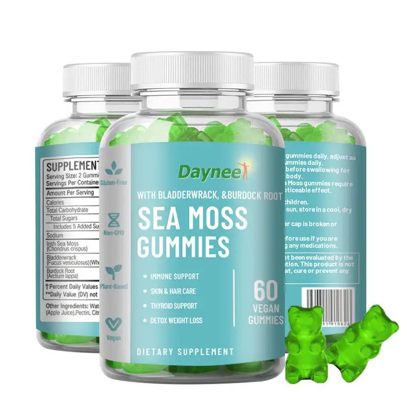 Daynee Sea moss gummies highly effective anti aging , cholesterol support , energy support , immune support