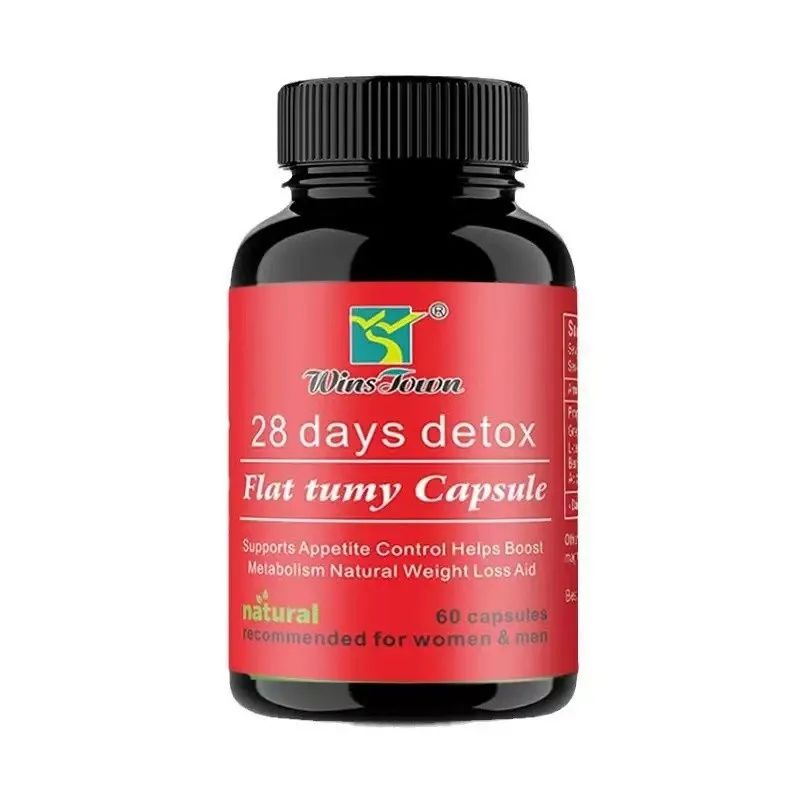 28 Days Detox Flat Tummy Capsules Natural Herbal Formula That Supports Detoxification, Burns Belly Fat, Boosts Energy, Improves Digestion, And Aids In Healthy Weight Loss For A Slimmer Tummy