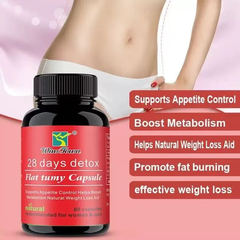 28 Days Detox Flat Tummy Capsules Natural Herbal Formula That Supports Detoxification, Burns Belly Fat, Boosts Energy, Improves Digestion, And Aids In Healthy Weight Loss For A Slimmer Tummy