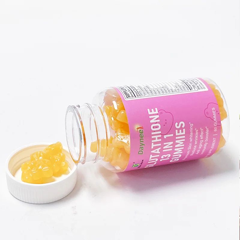 Daynee L- GLUTATHIONE 13 IN 1 GUMMIES For Premium Skin Whitening, Reduce Wrinkles, Anti-Aging Effect and Immunity Booster- 60 DIETARY SUPPLEMENT GUMMIES