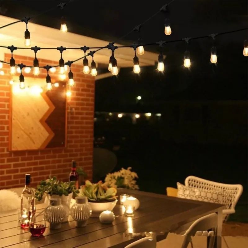 10m 10bulbs solar fairy Light Bulbs, Outdoor DECORATING Waterproof String Lights