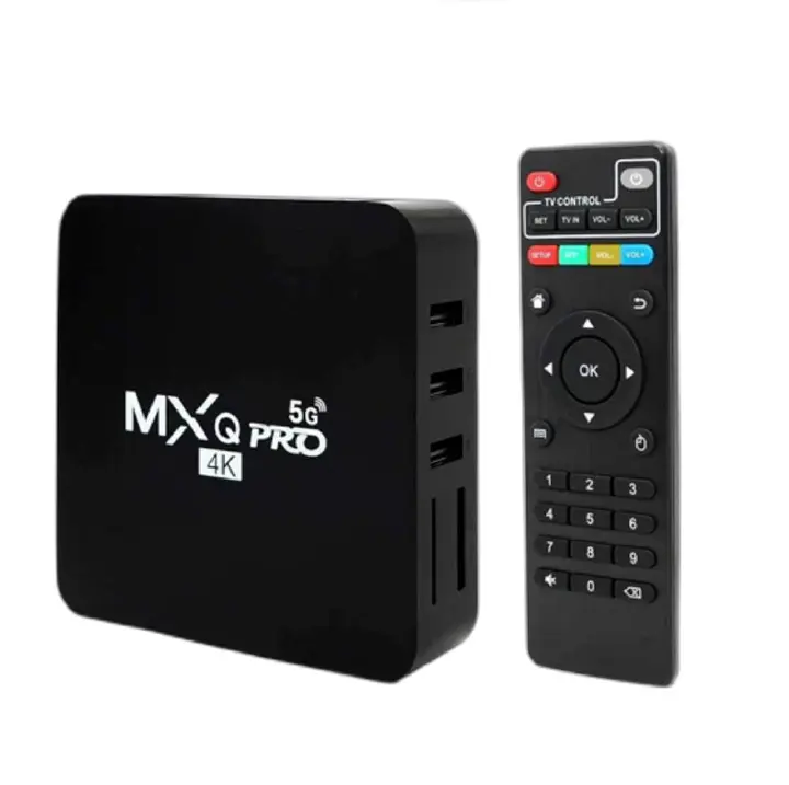 MXQ Android 12.1 Smart TV Box – 2GB RAM, 16GB ROM, 4K Ultra HD Streaming, Wi-Fi, HDMI Output, Fast Processor & Android 12.1 OS – Smart Media Player for Apps, Movies, YouTube & Home Entertainment