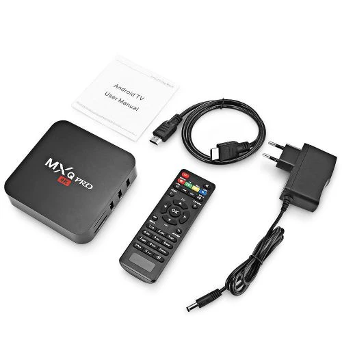 MXQ Android 12.1 Smart TV Box – 2GB RAM, 16GB ROM, 4K Ultra HD Streaming, Wi-Fi, HDMI Output, Fast Processor & Android 12.1 OS – Smart Media Player for Apps, Movies, YouTube & Home Entertainment