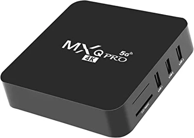 MXQ Android 12.1 Smart TV Box – 2GB RAM, 16GB ROM, 4K Ultra HD Streaming, Wi-Fi, HDMI Output, Fast Processor & Android 12.1 OS – Smart Media Player for Apps, Movies, YouTube & Home Entertainment