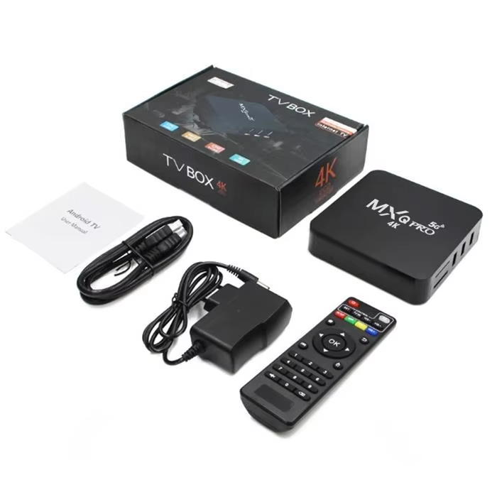 MXQ Android 12.1 Smart TV Box – 2GB RAM, 16GB ROM, 4K Ultra HD Streaming, Wi-Fi, HDMI Output, Fast Processor & Android 12.1 OS – Smart Media Player for Apps, Movies, YouTube & Home Entertainment