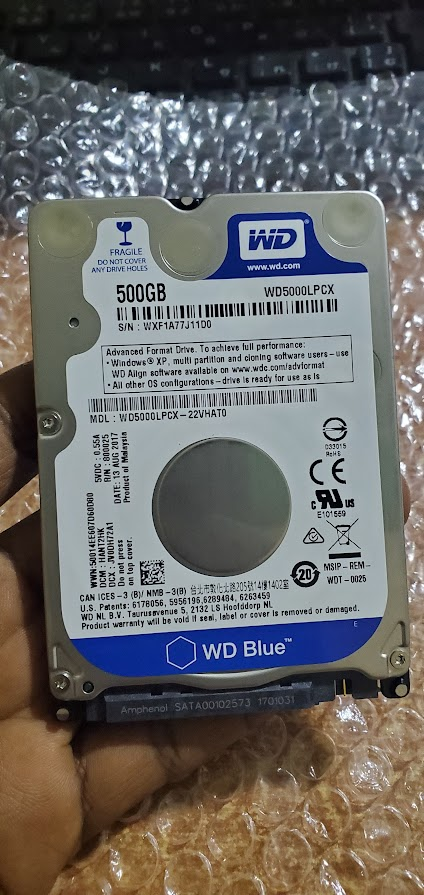 WD External Hard Drive (500GB / 1TB) – USB 3.0 Portable HDD with Protective Casing – Fast Data Transfer, Durable Build, Backup & Storage for PC, Laptop, TV, Consoles & More