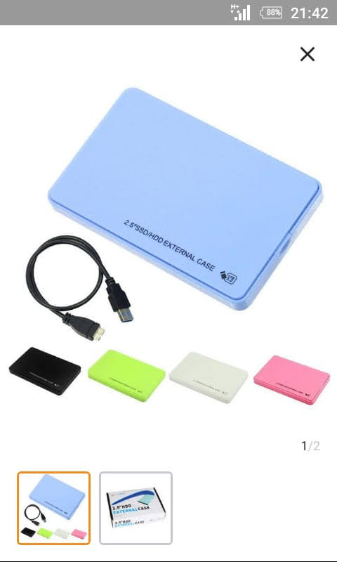 WD/Seagate/Toshiba/Samsung/Hitachi External Hard Drive (500GB / 1TB) Portable HDD with Protective Casing – Fast Data Transfer, Durable Build, Backup & Storage for PC, Laptop, TV, Consoles