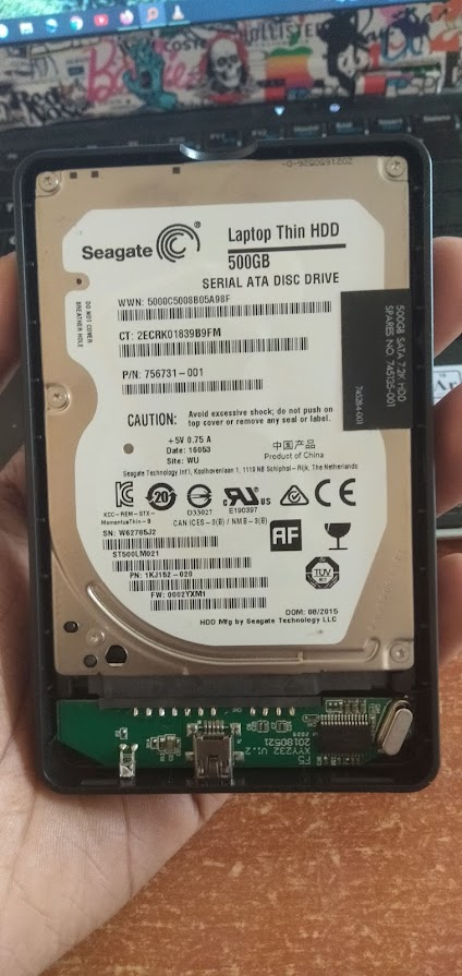 WD/Seagate/Toshiba/Samsung/Hitachi External Hard Drive (500GB / 1TB) Portable HDD with Protective Casing – Fast Data Transfer, Durable Build, Backup & Storage for PC, Laptop, TV, Consoles