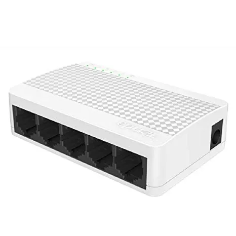 Tenda 5-Port & 8-Port Ethernet Network Switch – Fast Auto-Negotiation LAN Hub for Home/Office | Plug & Play | 10/100Mbps Desktop Design