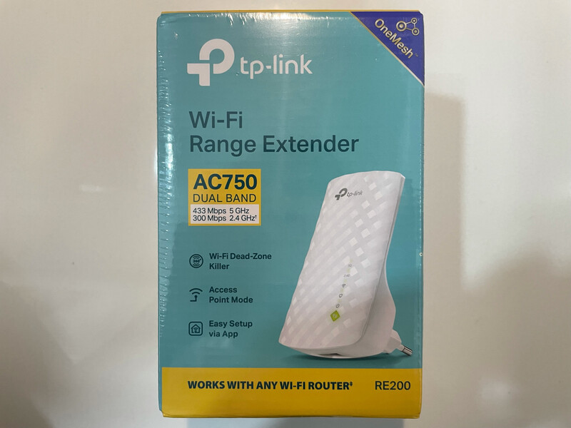 TP-Link Dual Band Mesh WiFi Extender – 433Mbps + 300Mbps Signal Booster with OneMesh Support, Smart Roaming & Wide Coverage for Home/Office