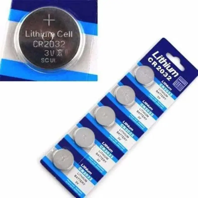 LVCELL CR2032 3V Lithium Button Battery – 65mAh CMOS, BIOS & RTC Backup Replacement Cell