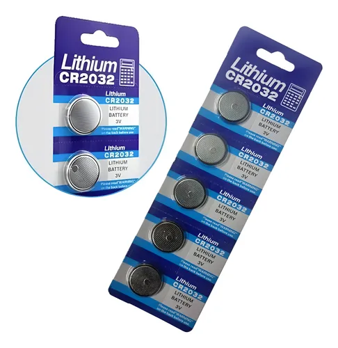LVCELL CR2032 3V Lithium Button Battery – 65mAh CMOS, BIOS & RTC Backup Replacement Cell