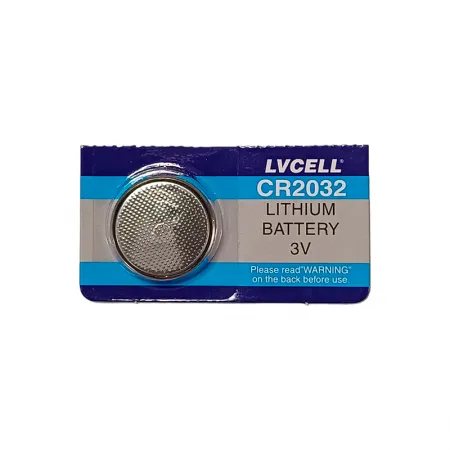 LVCELL CR2032 3V Lithium Button Battery – 65mAh CMOS, BIOS & RTC Backup Replacement Cell