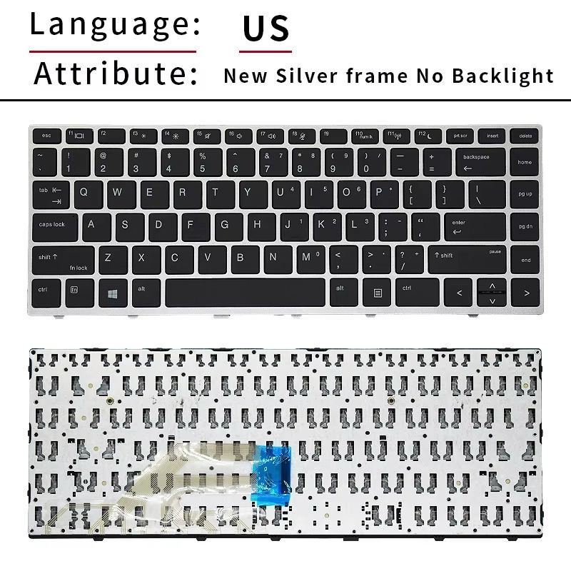 HP ProBook 430 G5 / 440 G5 / 445 G5 Replacement US Keyboard – Durable Laptop Keypad for Office & Student Use