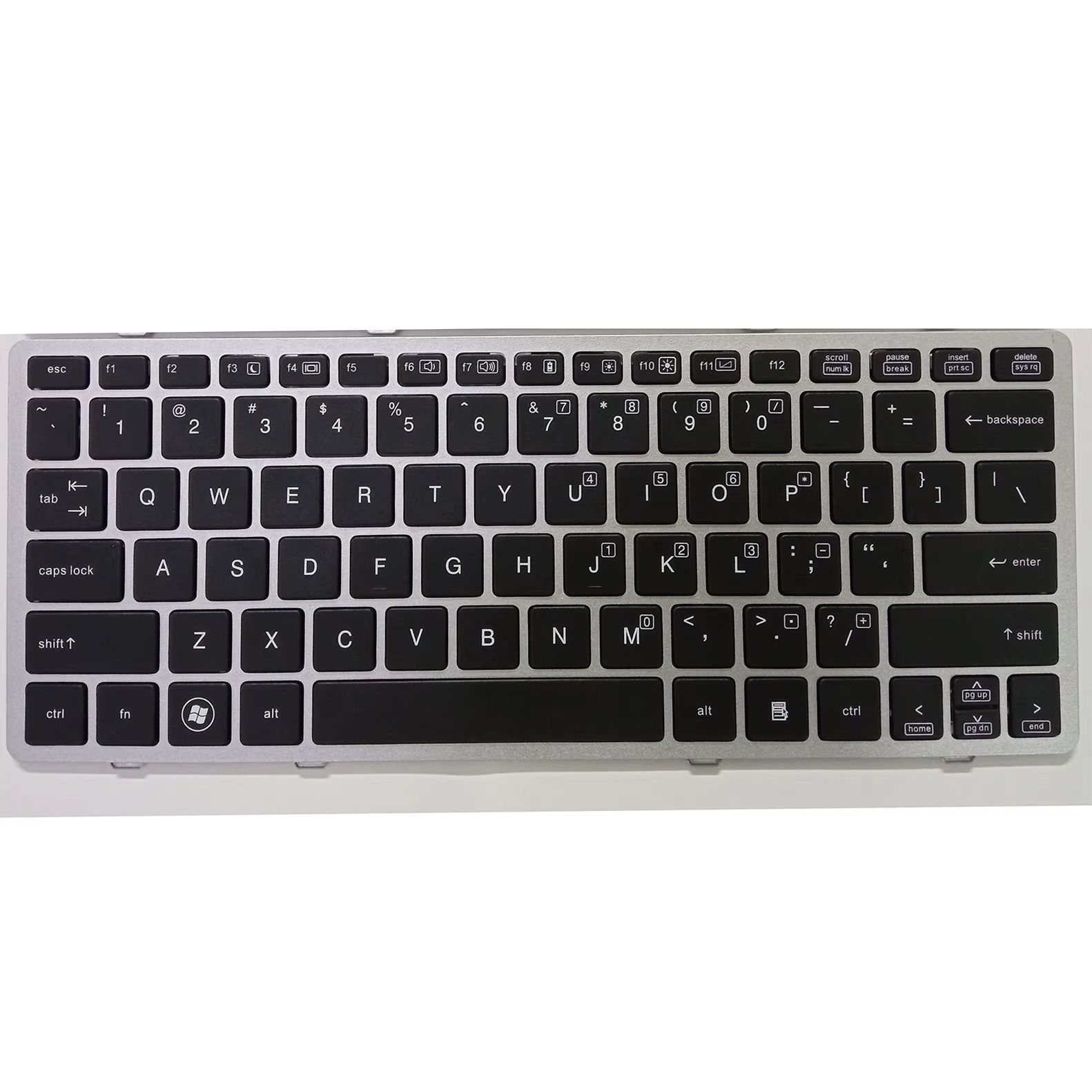 HP EliteBook 2560 / 2560p / 2570 / 2570p Replacement Keyboard – Compact US Layout Laptop Keypad. Durable Laptop Keypad for Business & Study Laptops