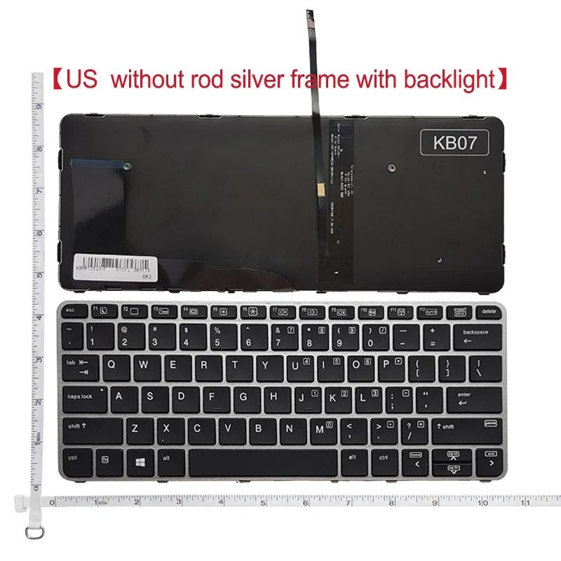 HP EliteBook 820 G3 Backlit Laptop Keyboard – US Layout Replacement with Backlight & Premium Build. Durable Laptop Keypad for Business & Study Laptops