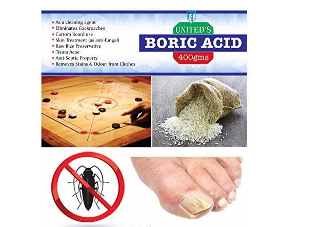 Boric Acid Antibacterial And Anti-Fungal Agent Powder For Vaginal Remedies, Acne, Antiseptic, Athlete Foot and General Infections