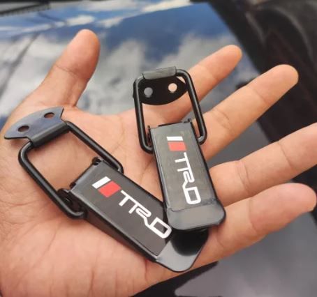 Quality! TRD Universal Bumper Clip Fiber Security Hook Lock Universal Quick Release Fasteners & Toggle Catch Clips