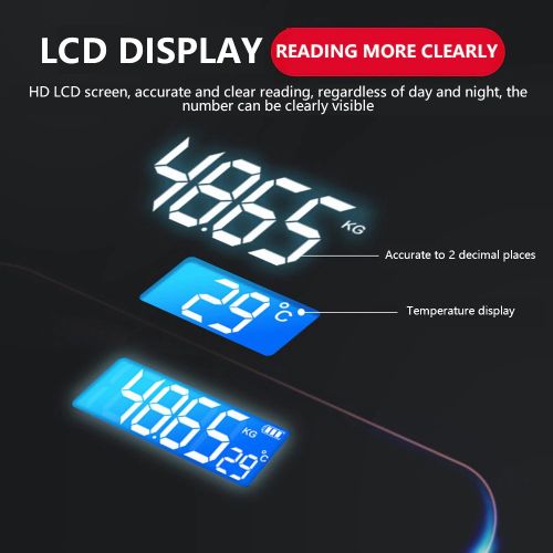 Digital weighing scale machine weighing scale body weight at home portable scale 180kg BMI Digital Weight Machine with Body Fat Analyzer & Body Composition Monitor Sync with Mobile App