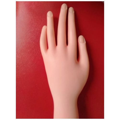 Flexible Manicure/Pedicure Hand training dummy cosmetology training Nail Art Practice Hand - Flexible Silicone Hand Model for Manicure Training rings bracelet hand display Mannequin